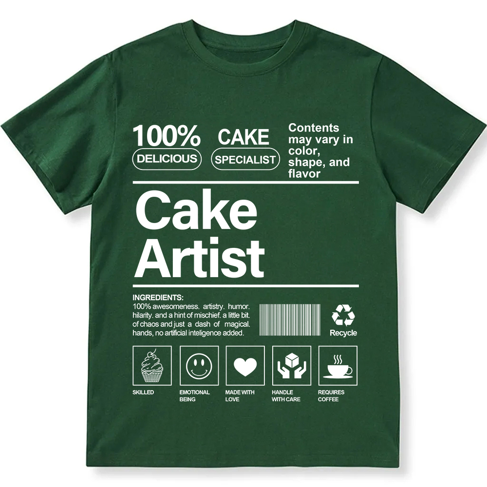 Cake Artist  Unisex Fit Cotton T-Shirt wearishow