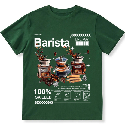 Barista  Unisex Fit Cotton T-Shirt wearishow