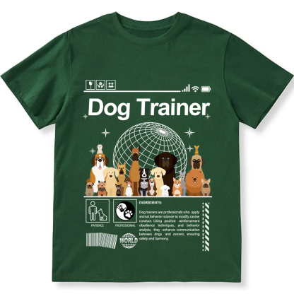Dog Trainer Unisex Fit Cotton T-Shirt wearishow