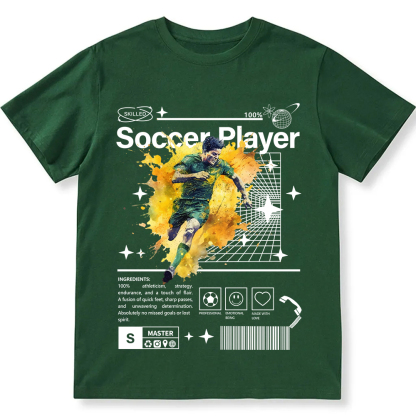 Soccer Player Unisex Fit Cotton T-Shirt wearishow