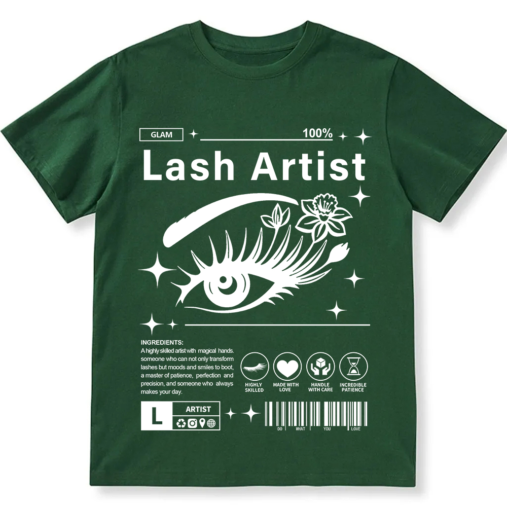 Lash Artist Unisex Fit Cotton T-Shirt wearishow