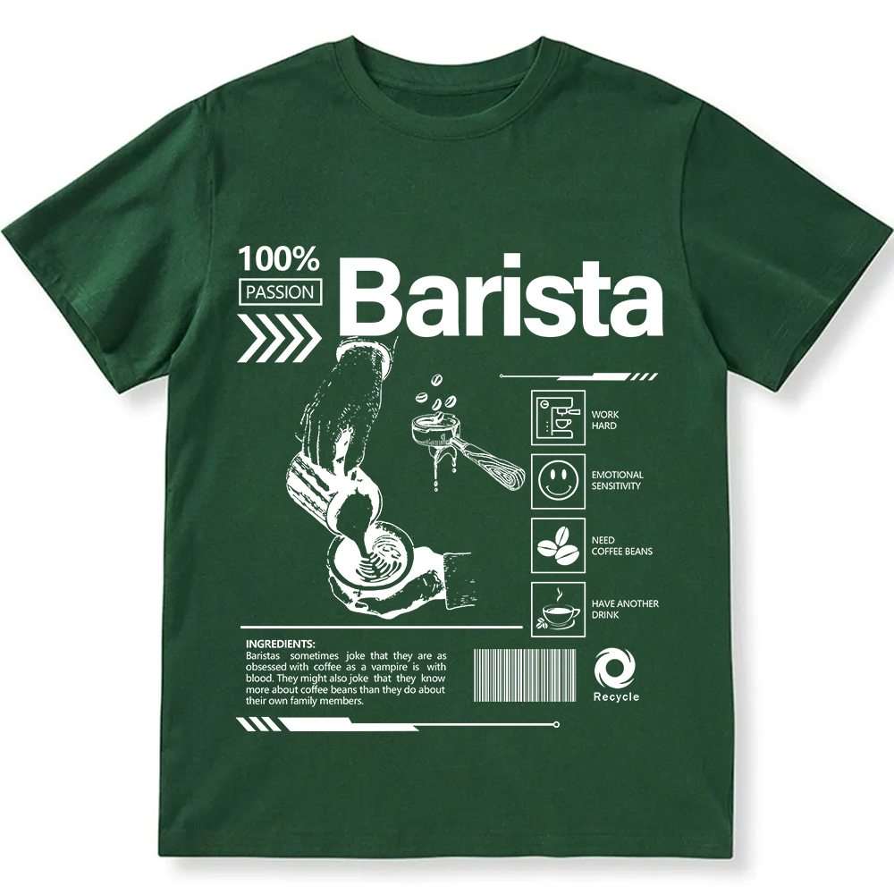 Barista  Unisex Fit Cotton T-Shirt wearishow