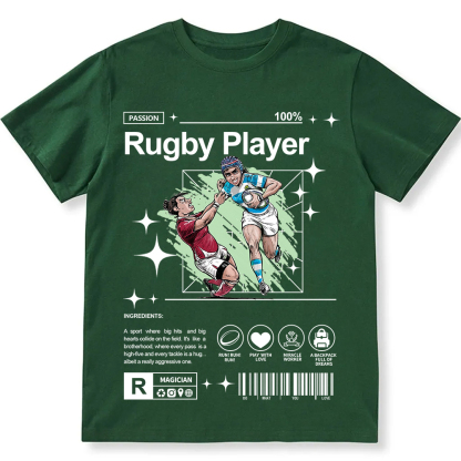 Rugby Player Unisex Fit Cotton T-Shirt wearishow