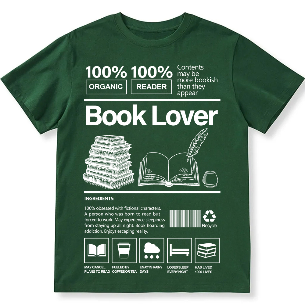 Book Lover Unisex Fit Cotton T-Shirt wearishow