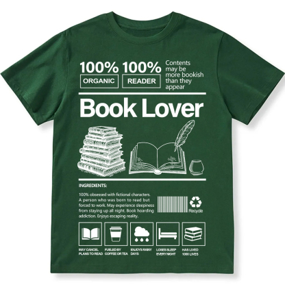 Book Lover Unisex Fit Cotton T-Shirt wearishow