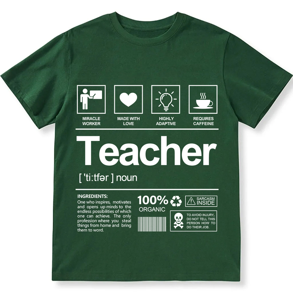Teacher Unisex Fit Cotton T-Shirt wearishow