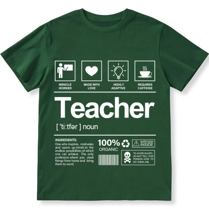 Teacher Unisex Fit Cotton T-Shirt wearishow