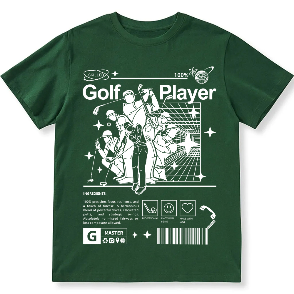 Golf Player Unisex Fit Cotton T-Shirt wearishow