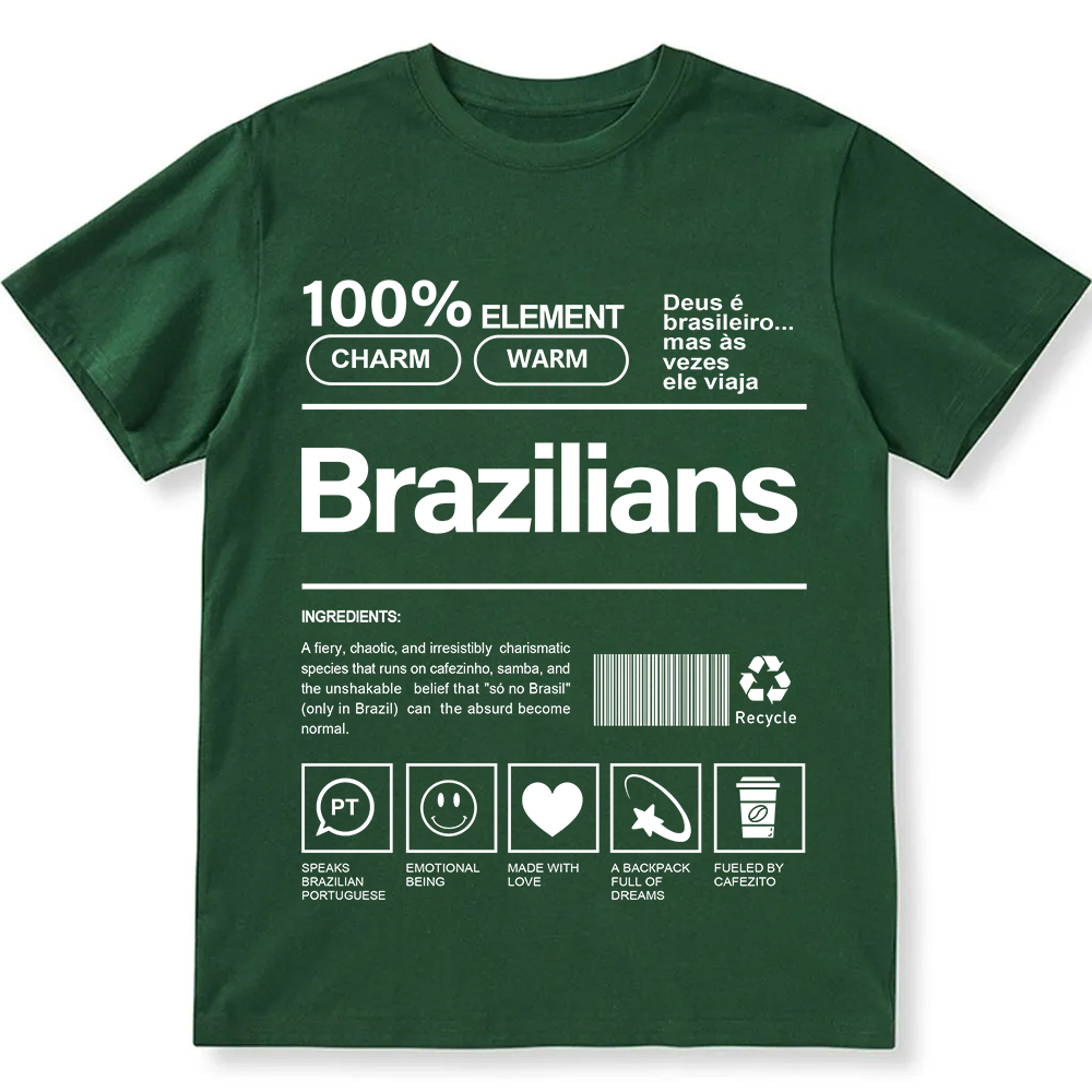 Brazilians Unisex Fit  Cotton T-Shirt wearishow