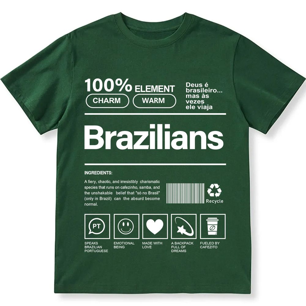 Brazilians Unisex Fit  Cotton T-Shirt wearishow