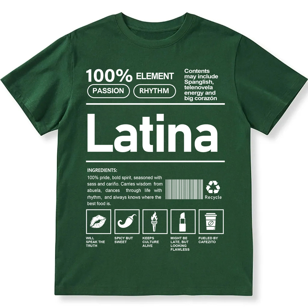 Latina Unisex Fit  Cotton T-Shirt wearishow