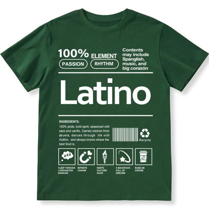 Latino Unisex Fit  Cotton T-Shirt wearishow