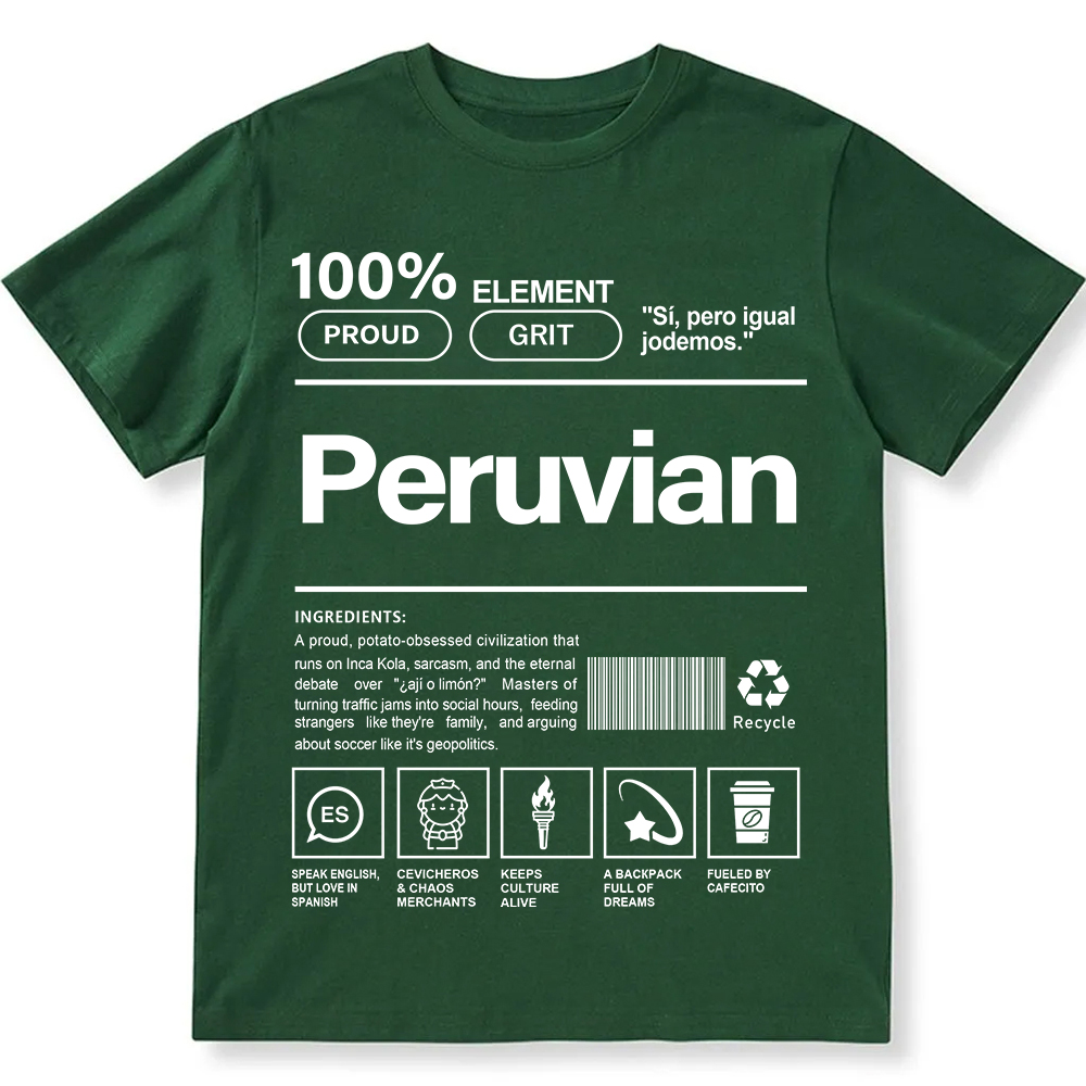 Peruvian Unisex Fit  Cotton T-Shirt wearishow