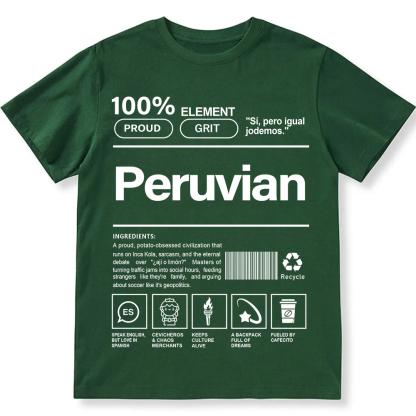 Peruvian Unisex Fit  Cotton T-Shirt wearishow