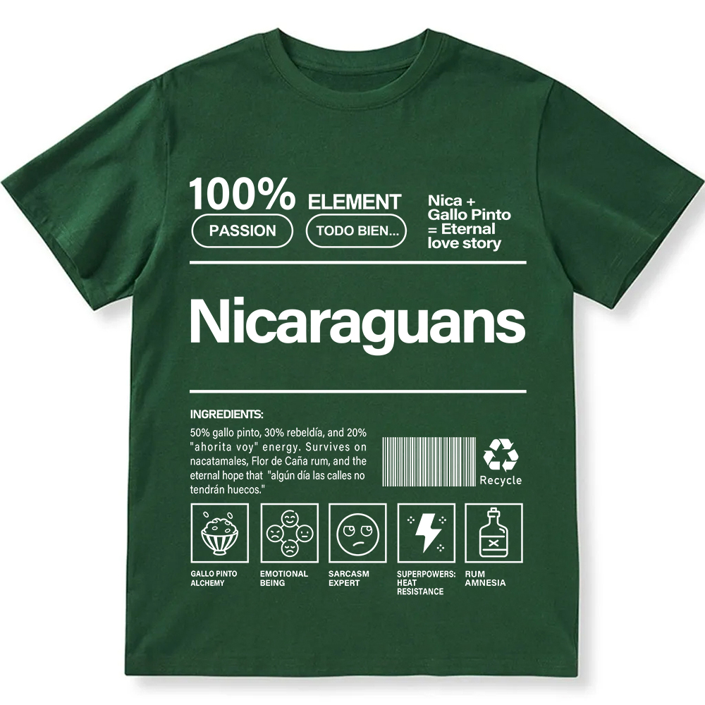 Nicaraguans Unisex Fit  Cotton T-Shirt wearishow
