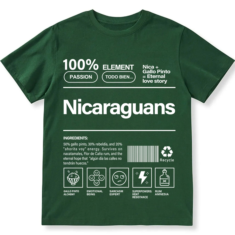 Nicaraguans Unisex Fit  Cotton T-Shirt wearishow