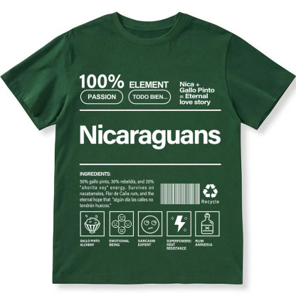 Nicaraguans Unisex Fit  Cotton T-Shirt wearishow