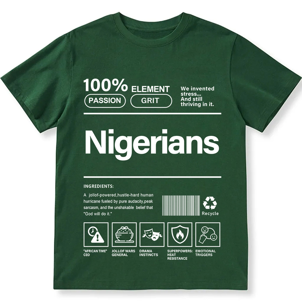 Nigerians Unisex Fit  Cotton T-Shirt wearishow