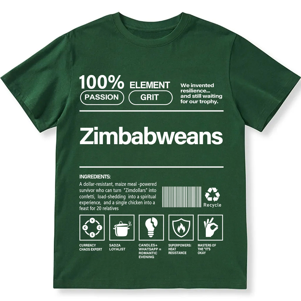 Zimbabweans Unisex Fit  Cotton T-Shirt wearishow