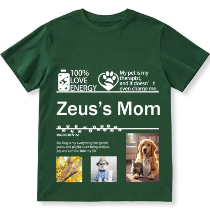 Pets Photos Creative Customized Unisex Fit T-Shirt wearishow