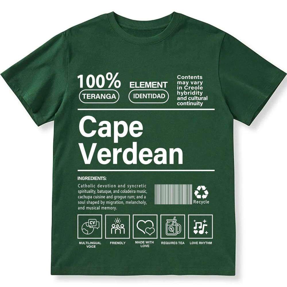 Cape Verdean Unisex Fit  Cotton T-Shirt wearishow