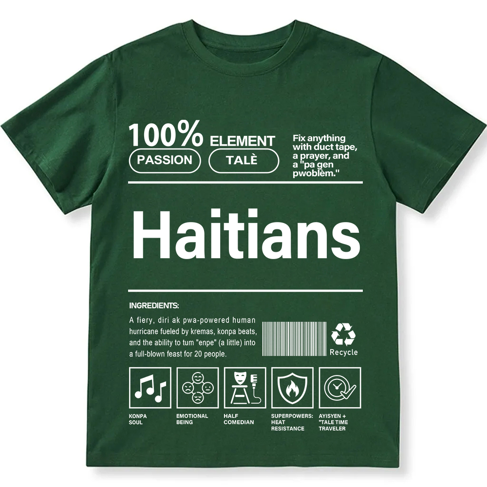 Haitians Unisex Fit  Cotton T-Shirt wearishow