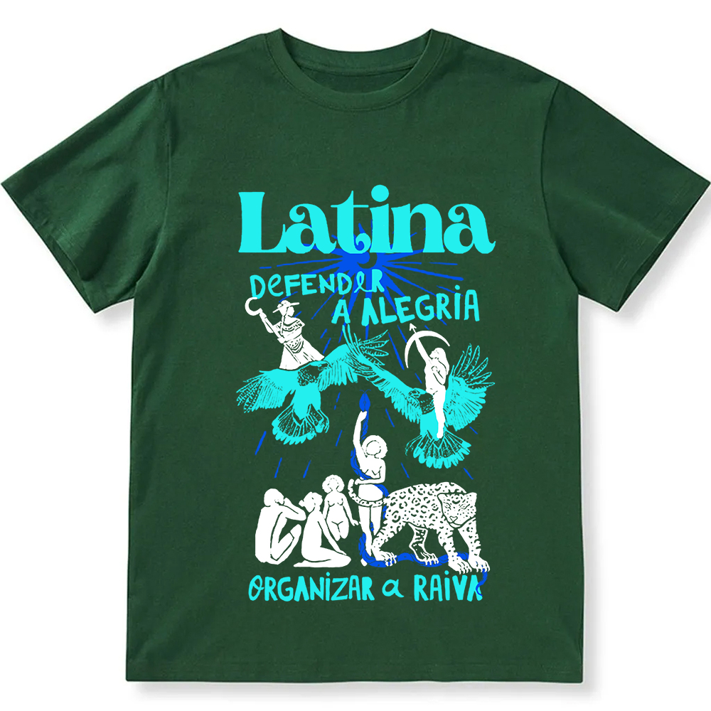Latina Unisex Fit  Cotton T-Shirt wearishow