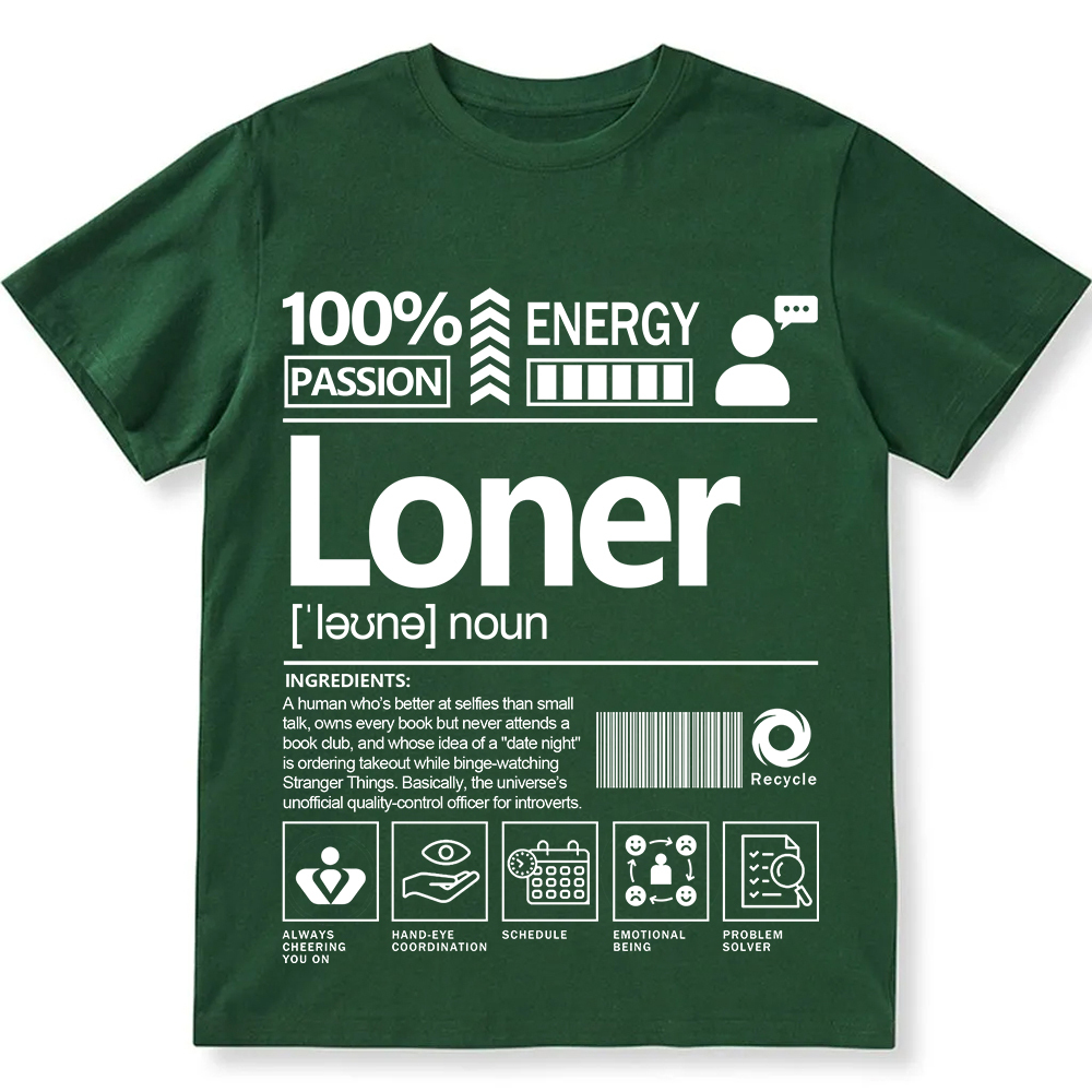 Loner Unisex Fit T-Shirt wearishow