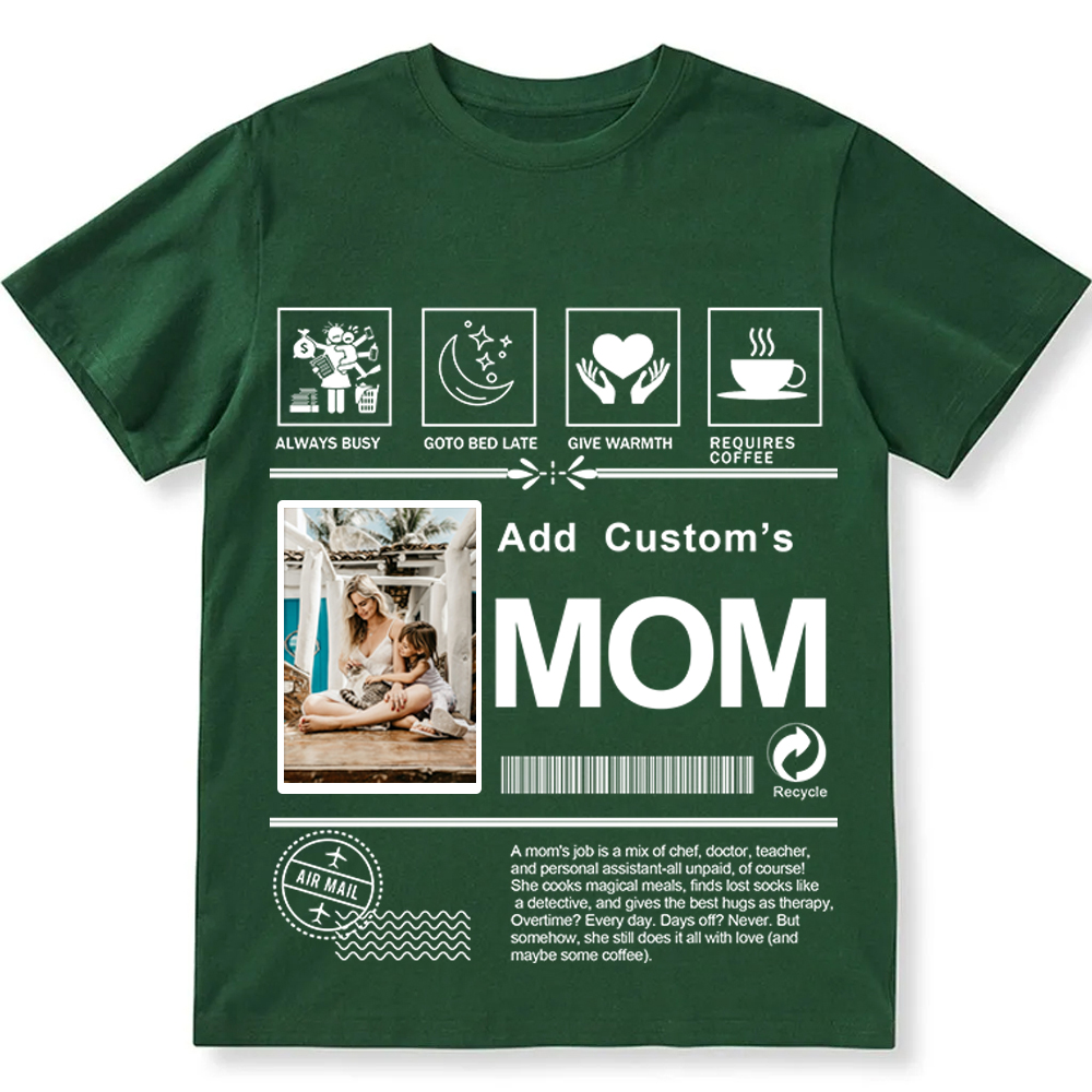 MOM Custom Unisex Fit Cotton T-Shirt wearishow