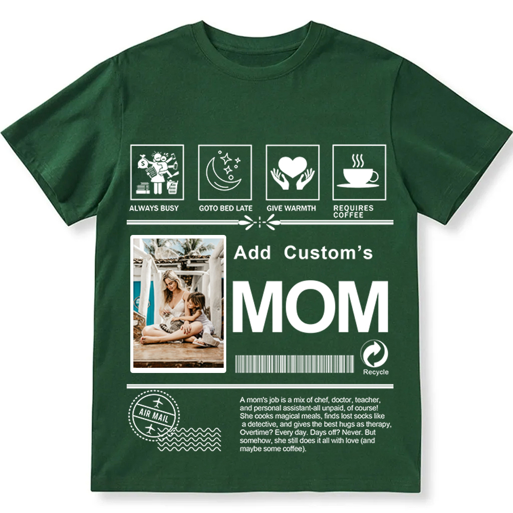 MOM Custom Unisex Fit Cotton T-Shirt wearishow