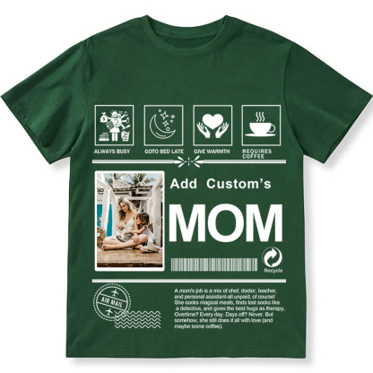 MOM Custom Unisex Fit Cotton T-Shirt wearishow