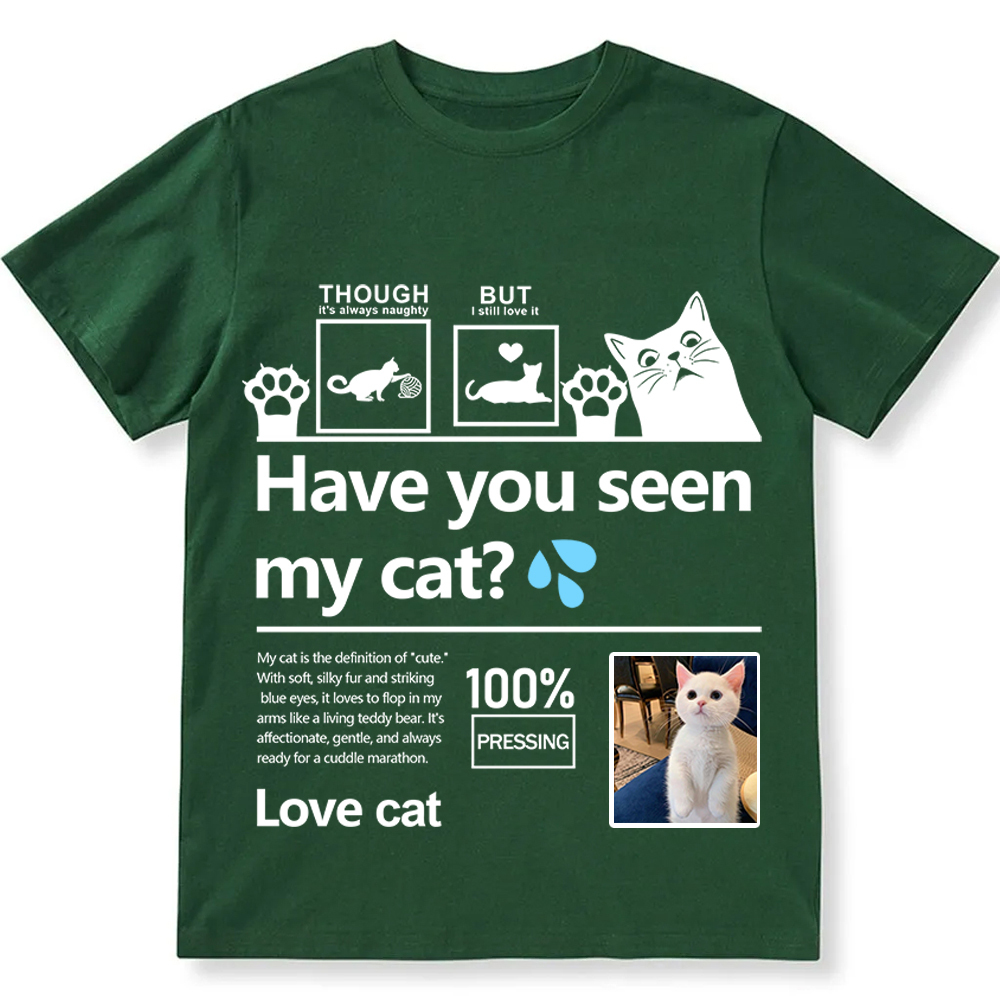 Cat Trick Customized Unisex Fit Cotton T-Shirt wearishow