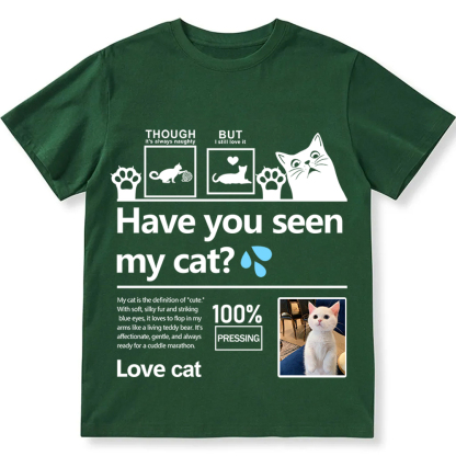 Cat Trick Customized Unisex Fit Cotton T-Shirt wearishow