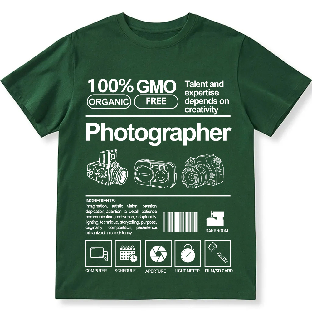 Photographer Unisex Fit Cotton T-Shirt wearishow