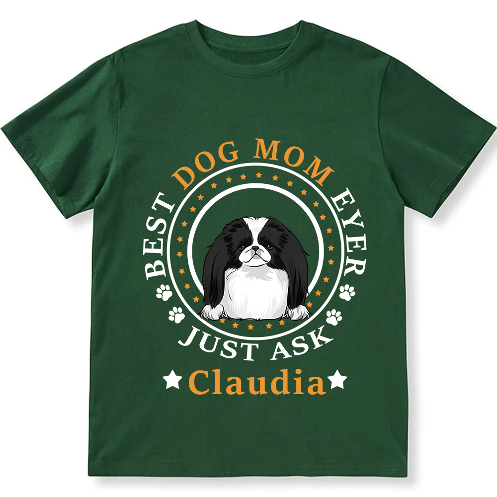 Best Dog Dad/Dog Mum Circle   - Personalized Custom Unisex T-shirt