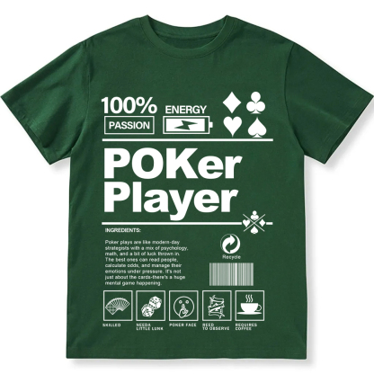 Poker Player Unisex Fit Cotton T-Shirt wearishow