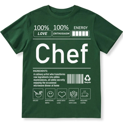 Chef Unisex Fit Cotton T-Shirt wearishow
