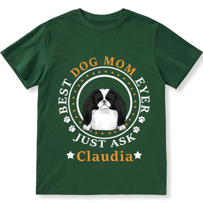 Best Dog Dad/Dog Mum Circle   - Personalized Custom Unisex T-shirt