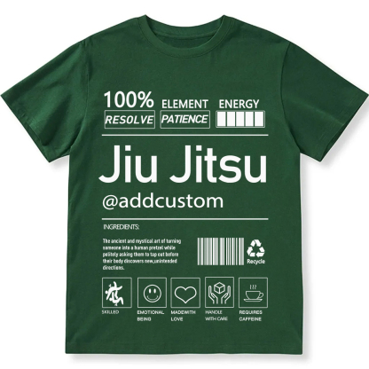 Jiu jitsu Customized Unisex Fit Cotton T-Shirt wearishow