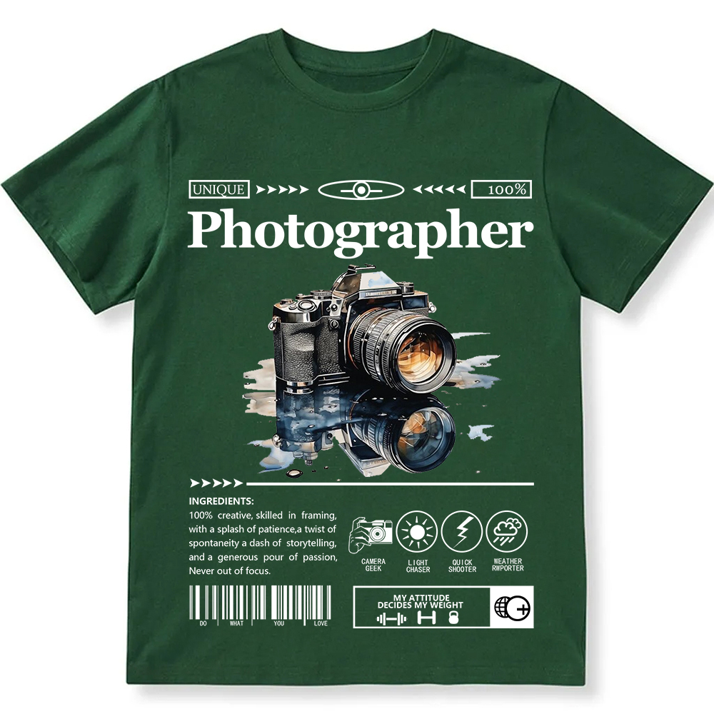 Photographer Unisex Fit Cotton T-Shirt wearishow