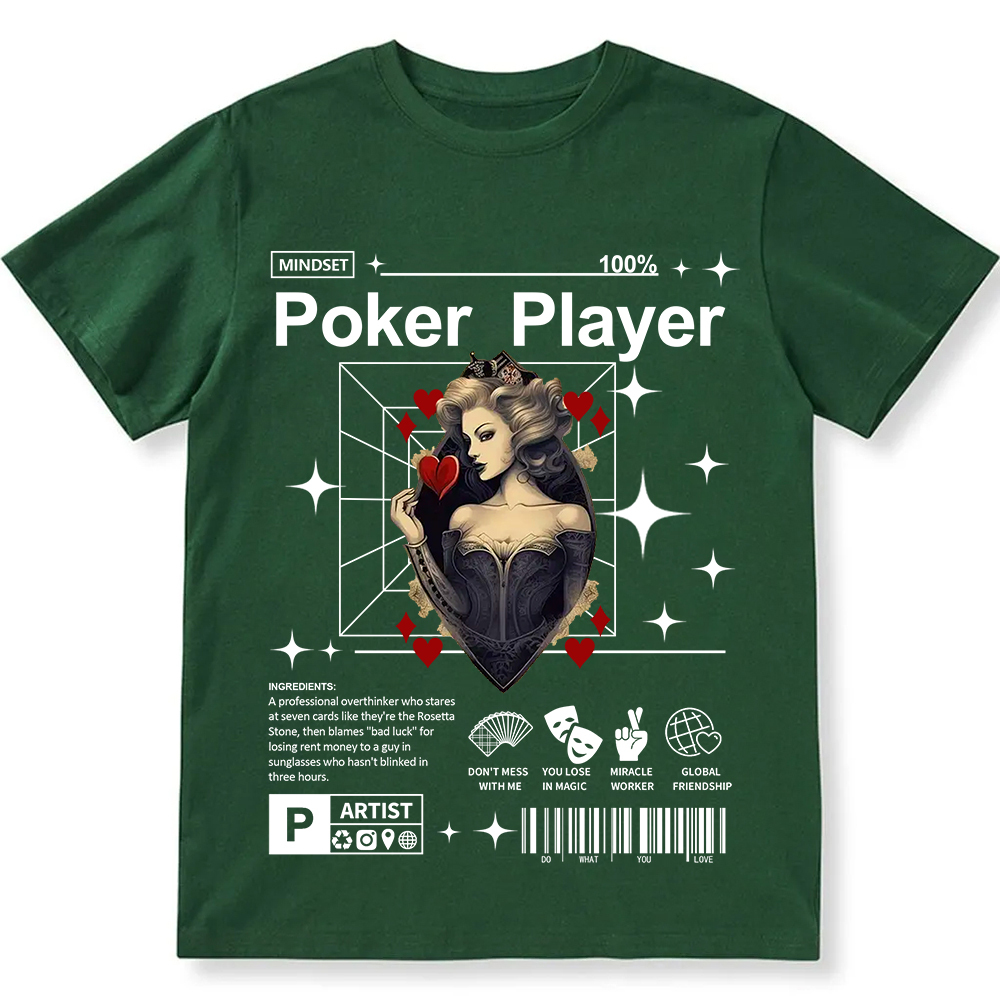Poker Player Unisex Fit Cotton T-Shirt wearishow