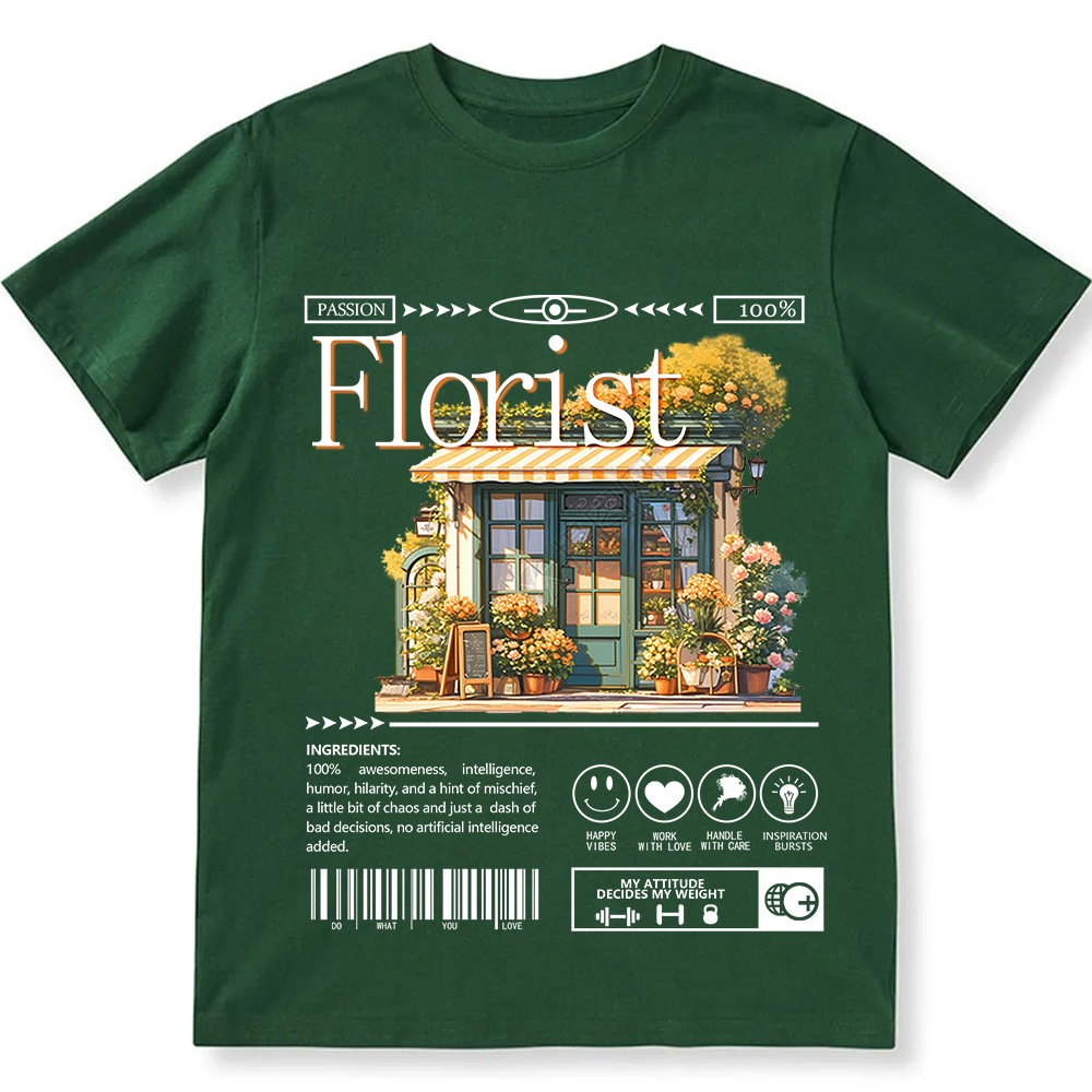 Florist Unisex Fit Cotton T-Shirt wearishow
