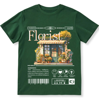 Florist Unisex Fit Cotton T-Shirt wearishow