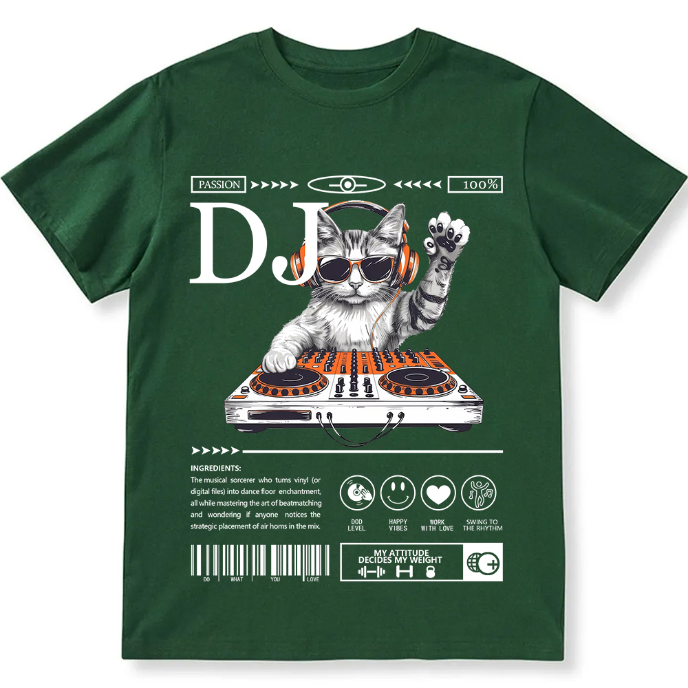DJ Unisex Fit Cotton T-Shirt wearishow