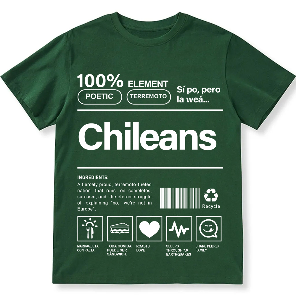 Chileans Unisex Fit  Cotton T-Shirt wearishow