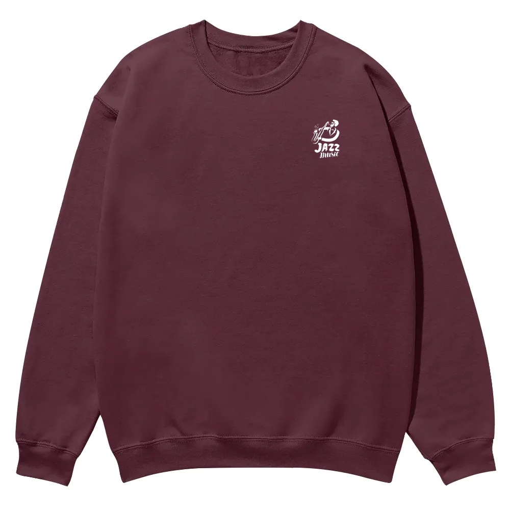 Saxophonist Unisex  Casual Crewneck Sweatshirt wearishow