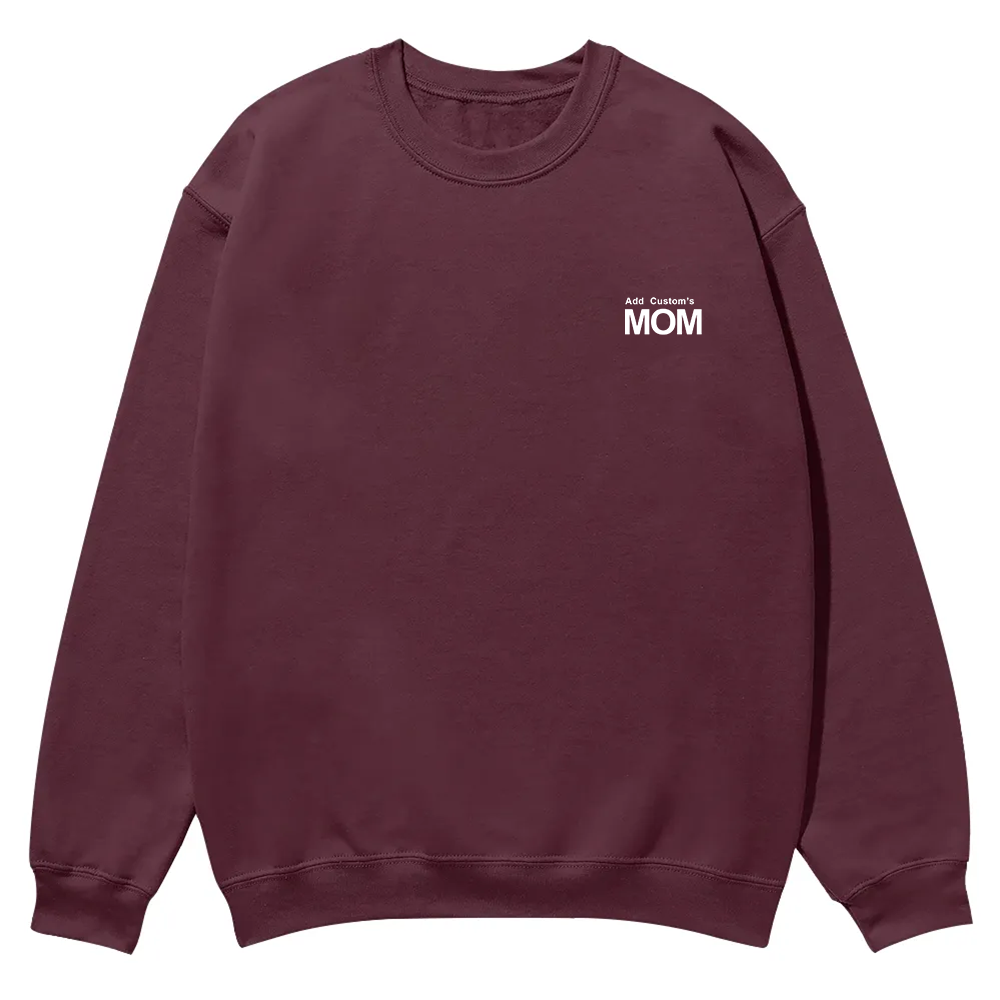 MOM Custom Casual Crewneck Sweatshirt wearishow