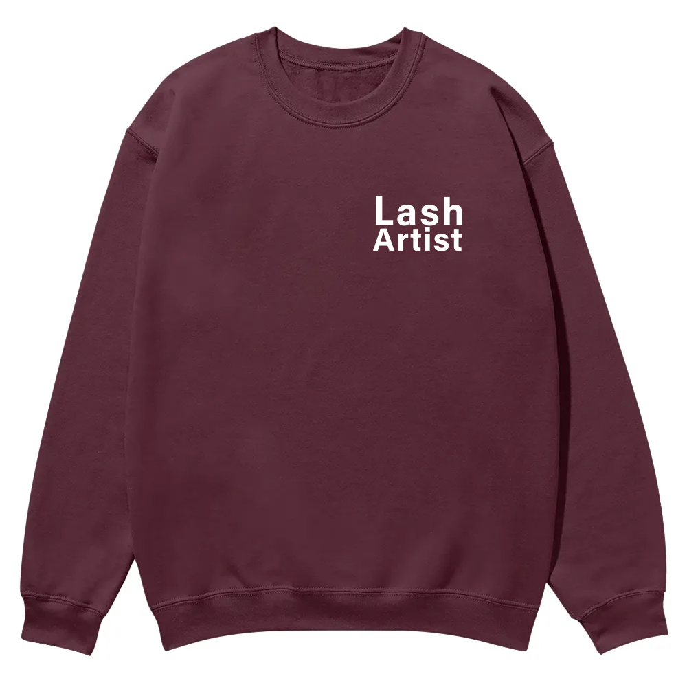 Lash Artist Casual Crewneck Sweatshirt wearishow