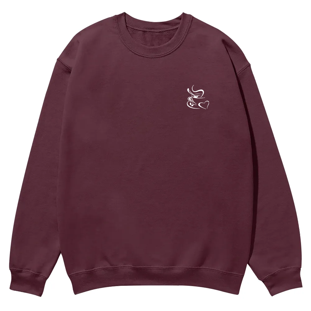 Barista Casual Crewneck Sweatshirt wearishow