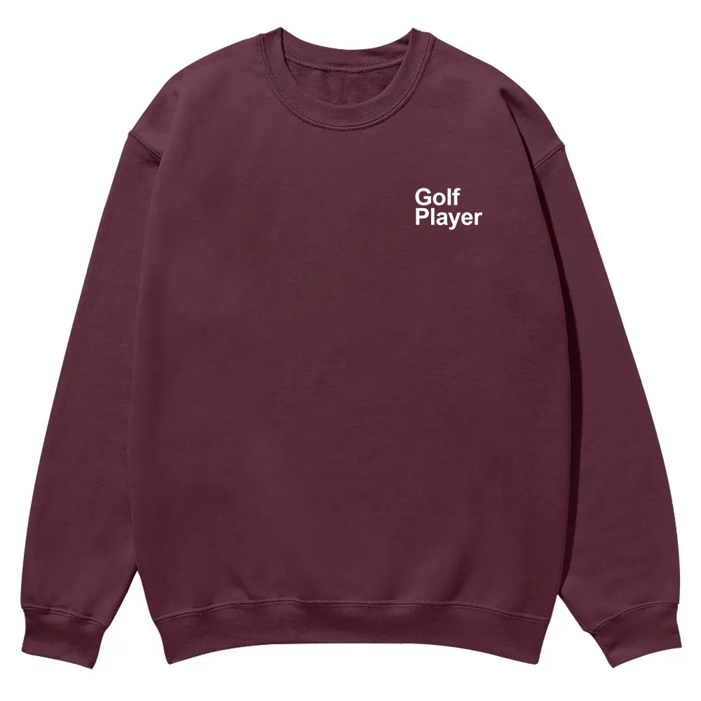 Golf Player Casual Crewneck Sweatshirt wearishow wearishow